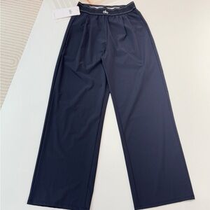 ALO Yoga Black Wide-Leg Lounge Pants